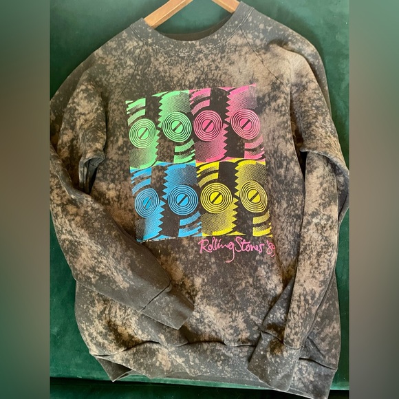 Vintage Rolling Stones 1989 Tour Sweatshirt – Steel Wheels x Budweiser